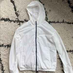 White puma windbreaker